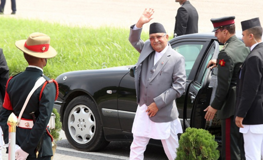 प्रधानमन्त्री ओली आज तुर्कमेनिस्तान प्रस्थान गर्दै