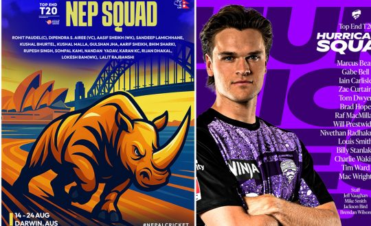 टप एण्ड टी-२० सिरिजः अस्ट्रेलियन टाेली ‘होबार्ट हरिकेन्स’काे टोली घोषणा