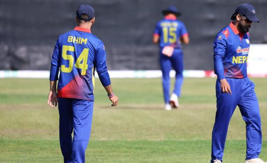 विश्वकप लिग–२ मा नेपालको लगातार तेस्रो हार, कसले कस्ताे खेले ?