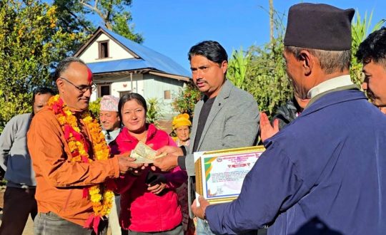 संखुवासभामा साठ्ठी मुरी धान फलाउँदा तीस हजार पुरस्कार