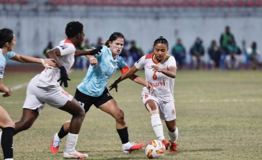 साफ महिला च्याम्पियनसिप : एपीएफलाई हराउँदै इस्ट बङ्गाल विजयी