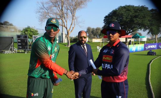 एसिया कप : बंगलादेशविरुद्ध ब्याटिङ गर्दै नेपाल