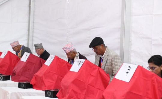 एमाले महाधिवेशनमा २२२७ मत खस्यो, एकैसाथ मतपरिणाम सार्वजनिक गरिने