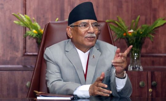 तत्काल चुनाव जित्नको लागि मात्रै आफूहरूको एकता होइनः प्रचण्ड