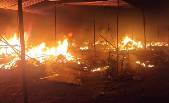 असोज महिनामा देशभर एक सय ८५ आगलागीका घटना