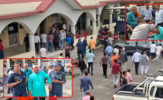 एमालेको धनुषा अधिवेशनमा नेताहरु भिड्दा पाँचजना घाइते