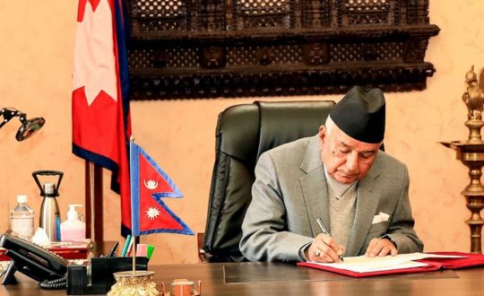 प्रजातन्त्र दिवसले समृद्धिको राष्ट्रिय लक्ष्य हासिल गर्न मद्दत पुगोस् : राष्ट्रपति पौडेल