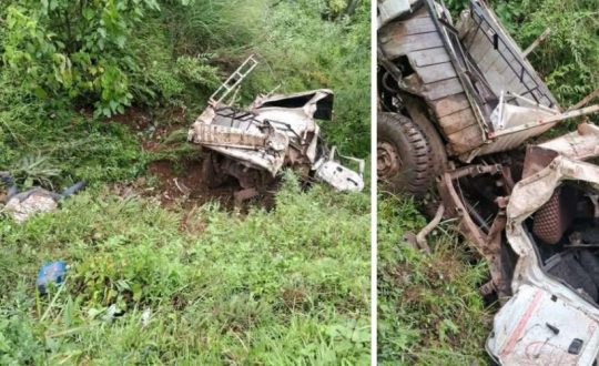 डडेलधुरामा जिप दुर्घटना हुँदा ४ जनाको घटनास्थलमै मृत्यु