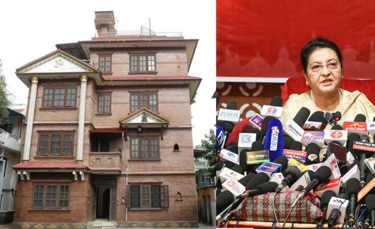 मदन भण्डारीले चुनावी प्रचारका लागि प्रायाेग गरेकाे घरमै विद्यादेवी भण्डारीकाे सम्पर्क कार्यालय खुल्दै