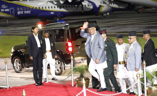 तुर्कमेनिस्तानमा सम्पन्न संयुक्त राष्ट्रसङ्घीय सम्मेलनमा भाग लिई प्रधानमन्त्री ओली स्वदेश फिर्ता