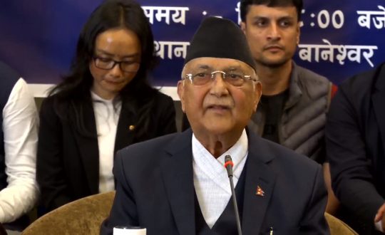 युवाहरु सडकमा उत्रिन सरकारको अनुमति पर्दैनः ओली