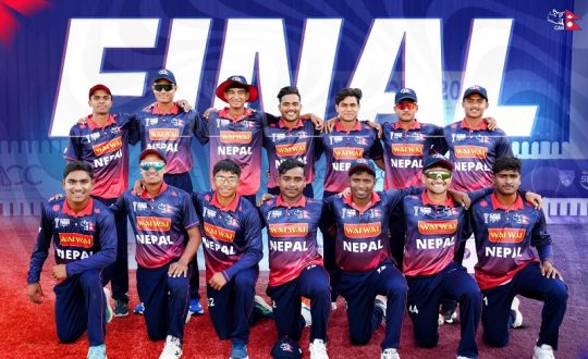  नेपाल एसीसी १९ वर्षमुनिको प्रिमियर कप क्रिकेटको फाइनलमा