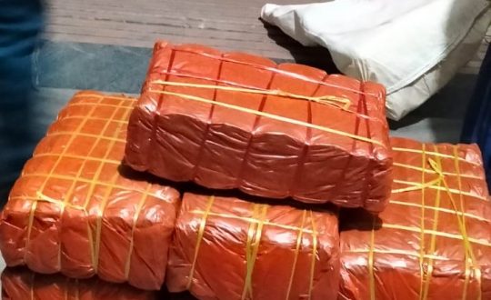 रेडक्रसको एम्बुलेन्समा गाँजा तस्करी