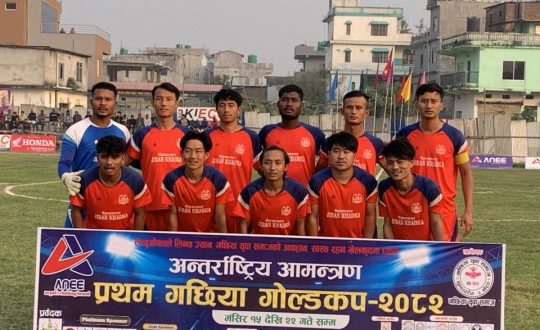 टाइब्रेकरमा जलथललाई हराउँदै गाईघाट युनाइटेड सेमिफाइनलमा