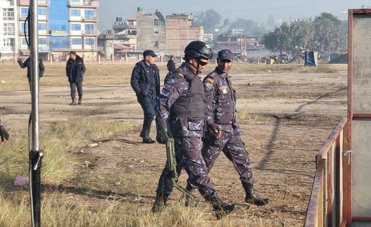 एमाले महाधिवेशनः उद्घाटन स्थलमा उच्च सुरक्षा सतर्कता,बम डिटेक्टर र तालिमप्राप्त कुकुरसहित प्रहरी परिचालन