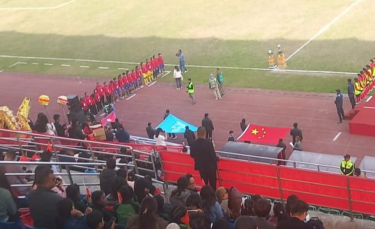 नेपाल-चीन मैत्रीपूर्ण महिला फुटबलः नेपालद्वारा चीन ३–१ गोल अन्तरले पराजित