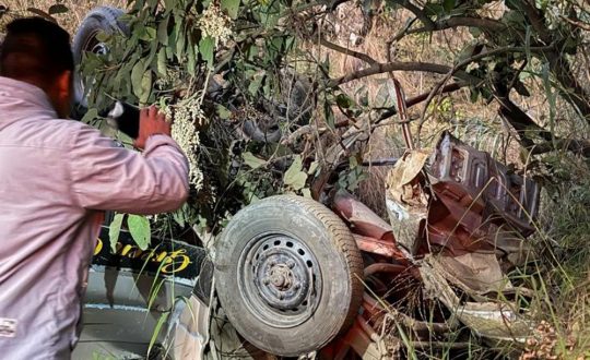 भीमफेदीमा जिप दुर्घटना ६ जनाको मृत्यु !