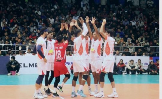 एनभीए भलिबल च्याम्पियनशिप : पुरुषतर्फको उपाधि हेल्प नेपाललाई