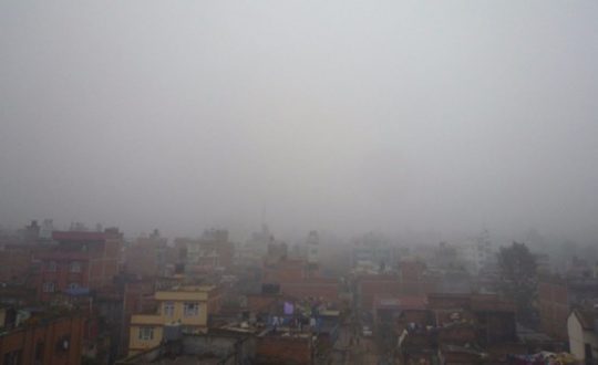 देशभर पश्चिमी वायुको आंशिक प्रभाव, काठमाडौंको न्यूनतम तापक्रम बिहान पौने ६ बजे ३.३ डिग्री