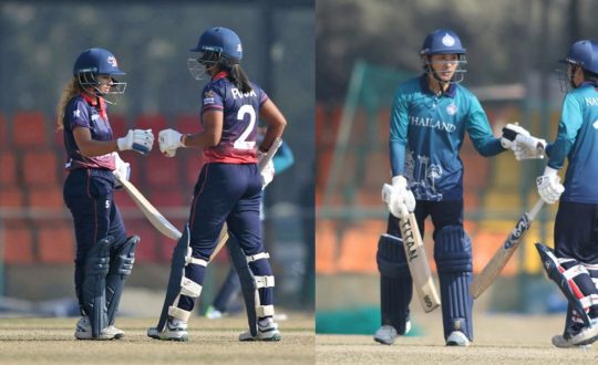 आईसीसी महिला टी–२० विश्वकप छनोट : नेपाल थाइल्यान्डसँग पराजित