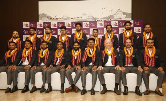 आईसीसी टी–२० विश्वकपका लागि नेपाली टोलीको बिदाइ