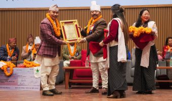 निकेश राई’जागिरमान–सुभाषी राई’ सांस्कृतिक पुरस्कारद्वारा सम्मानित