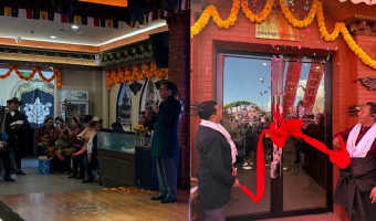 नेपाली महावाणिज्यदूतद्वारा चिनियाँ नागरिकले सञ्चालन गरेको नेपाली रेष्टुरेन्ट उद्घाटन