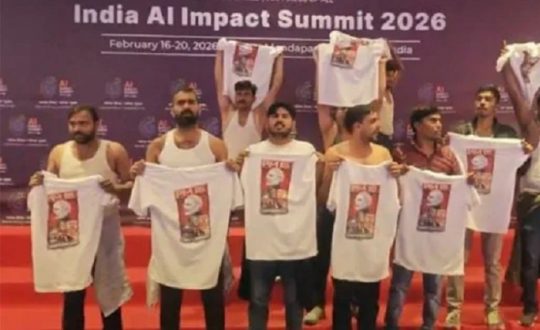 दिल्लीमा युथ कांग्रेसका सदस्यहरूको प्रदर्शन, नेपालको जेनजी आन्दोलनबाट प्रेरित भएको दाबी