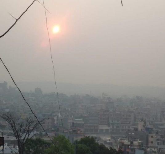 काठमाडौं उपत्यकामा वायु प्रदूषण बढ्दो, सचेत रहन आग्रह