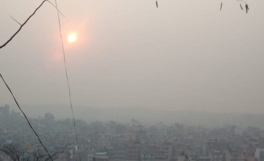 काठमाडौं उपत्यकामा वायु प्रदूषण बढ्दो, सचेत रहन आग्रह