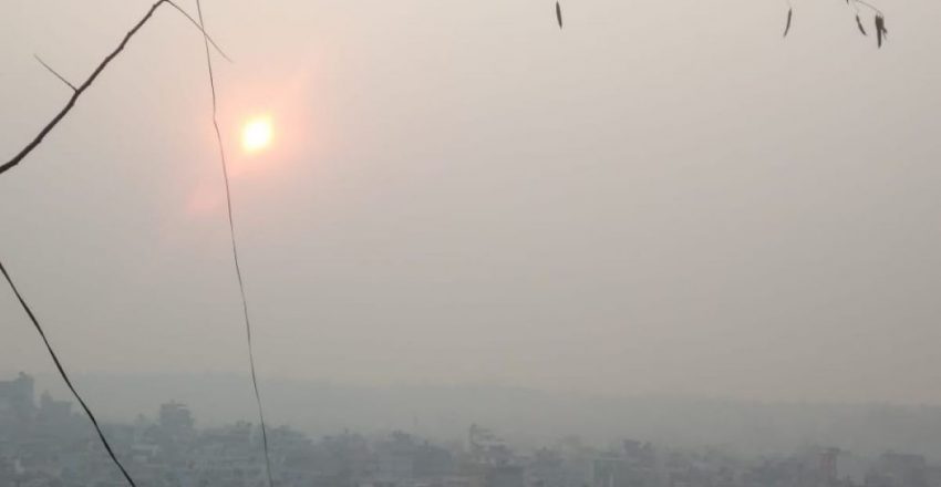 काठमाडौं उपत्यकामा वायु प्रदूषण बढ्दो, सचेत रहन आग्रह