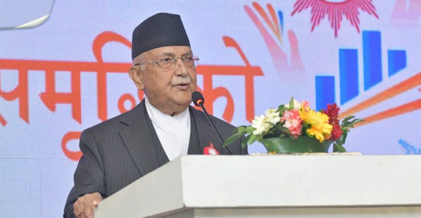 फागुन २१ को निर्वाचन देश बनाउने र भत्काउनेबीचको जनमत संग्रह: एमाले अध्यक्ष ओली