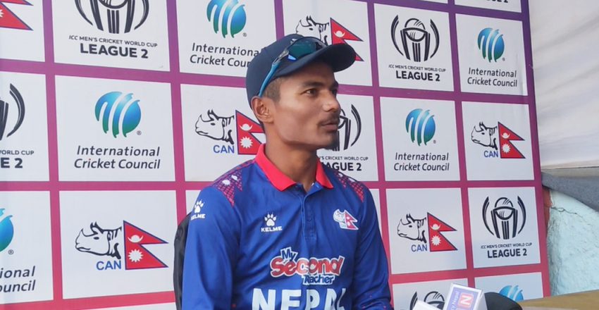 रोहित पौडेलले स्वीकारे गल्ती, भने –इटालीसँगको भिडन्तमा राम्रो ब्याटिङ गर्न सकिएन