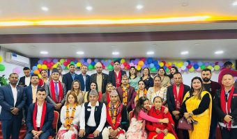 लायन्स क्लब अफ गछियाको पदस्थापन कार्यक्रम सम्पन्न, पत्रकार शिव भट्टराई भोजपुरे सम्मानित