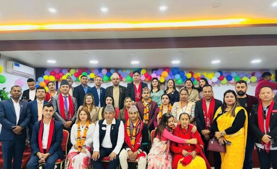 लायन्स क्लब अफ गछियाको पदस्थापन कार्यक्रम सम्पन्न, पत्रकार शिव भट्टराई भोजपुरे सम्मानित