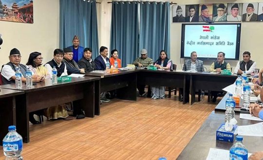 कांग्रेसले टुङ्ग्यायो समानुपातिकतर्फका २० जना सांसदको नाम