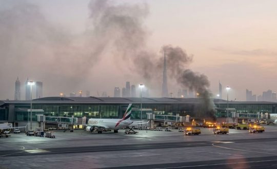 दुबई विमानस्थल नजिक ड्रोन आक्रमण, उडान सेवा प्रभावित