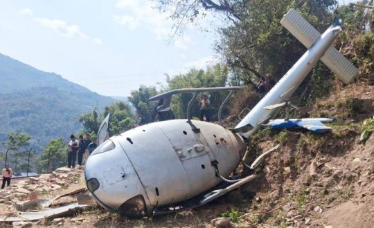 बालाबेँसी हेलिकप्टर दुर्घटनामा सवार भन्छन्, ‘दुर्घटना लगत्तै चालकले इन्जिन अफ गर्नुभयो’