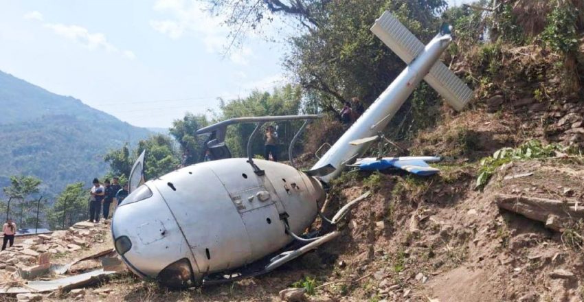 बालाबेँसी हेलिकप्टर दुर्घटनामा सवार भन्छन्, ‘दुर्घटना लगत्तै चालकले इन्जिन अफ गर्नुभयो’