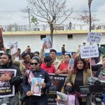 हिंसापीडित महिलाका लागि न्याय माग्दै राष्ट्रिय महिला आयोगमा नाराबाजी