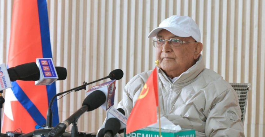 फागुनको निर्वाचन परिणाम अस्वभाविक, संविधान र लोकतन्त्र संकटमा : ओली