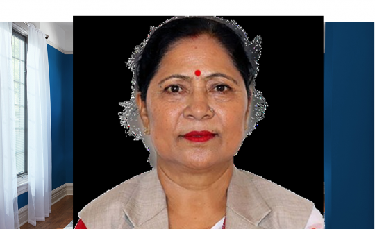 पक्राउ परिन् एमाले लुम्बिनी सांसद रेखा शर्मा