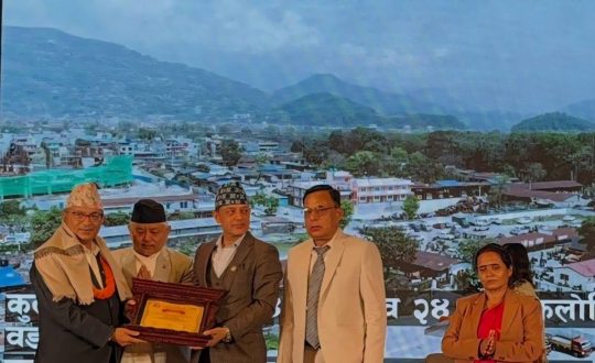 देशभरका नगरपालिकालाई पछि पार्दै पोखरा महानगर सर्वोत्कृष्ट, प्रमुख आयार्यद्वारा धन्यवाद तथा कृतज्ञता ज्ञापन