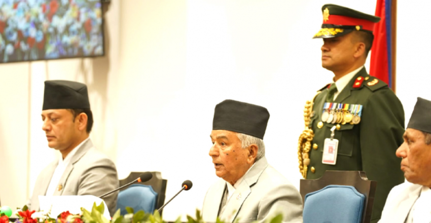 सरकारले कानुन कार्यान्वयनको सुनिश्चितता गर्नेमा विश्वस्त छु: राष्ट्रपति पौडेल