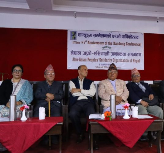 वाण्डुङ्ग सम्मेलनको ७१औँ वर्षगाँठ : असंलग्न र सन्तुलित परराष्ट्र नीतिमा विज्ञको जोड