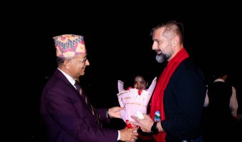 पोखराबाट उडान भर्न फ्लाई दुबई इच्छुक, उपाध्यक्ष लुकाज र पोखरा नगर प्रमुखबीच भेट