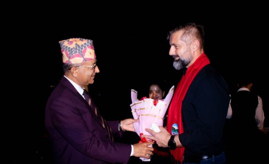 पोखराबाट उडान भर्न फ्लाई दुबई इच्छुक, उपाध्यक्ष लुकाज र पोखरा नगर प्रमुखबीच भेट