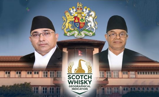 नेपाली मदिराको लोगो वा ट्रेडमार्कमा ‘Scotch’ वा ‘Scottish’ शब्द प्रयोग गर्न नपाइने: सर्वोच्च
