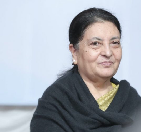 लोकतान्त्रिक मूल्य सुदृढ बनाउन अग्रज नेताको आदर्श आत्मसात् गर्नुपर्छः पूर्वराष्ट्रपति भण्डारी