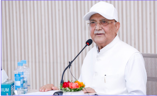 प्राकृतिक विपत्तिको यस कठिन घडीमा कसैले पनि राजनीति नगरौं : एमाले अध्यक्ष ओली